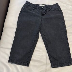 Sonoma Women's Charcoal Cropped Jeans